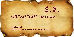 Sóvágó Melinda névjegykártya